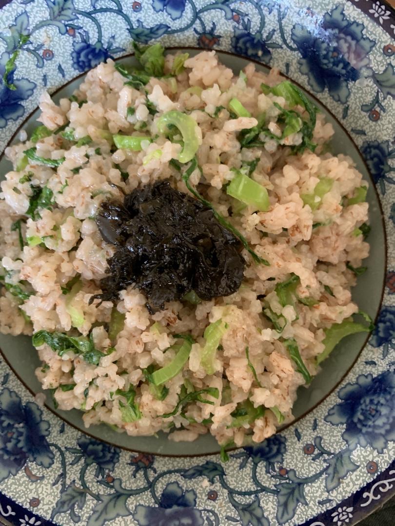 bulubulu拉做的苦菜火腿炒饭