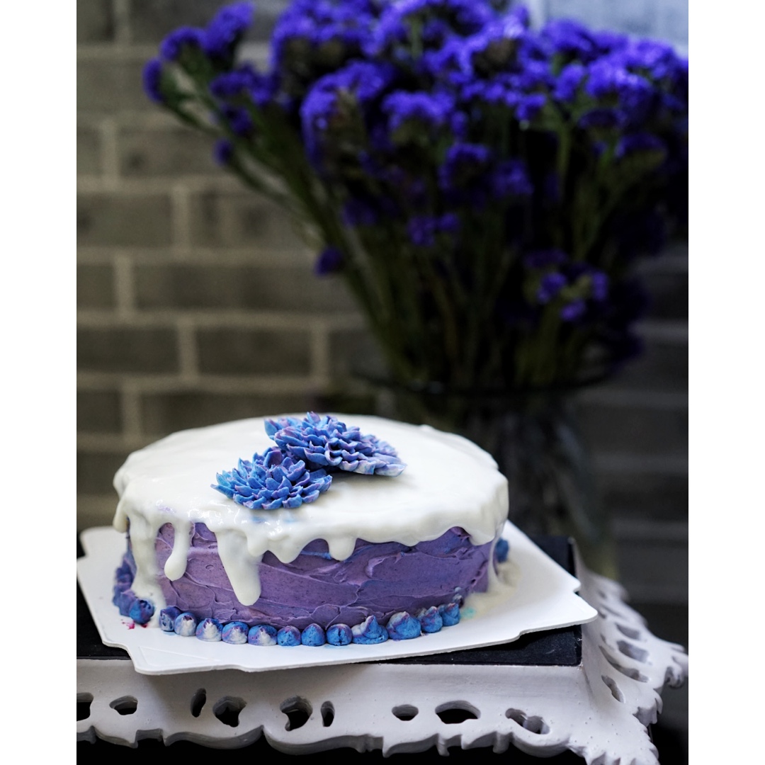 蓝莓芝士慕斯蛋糕（视频菜谱）