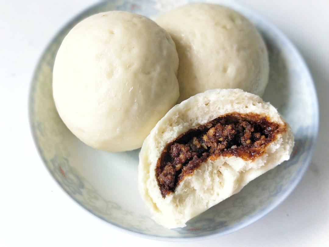 阿龟啊ccc做的秘方红糖核桃包子