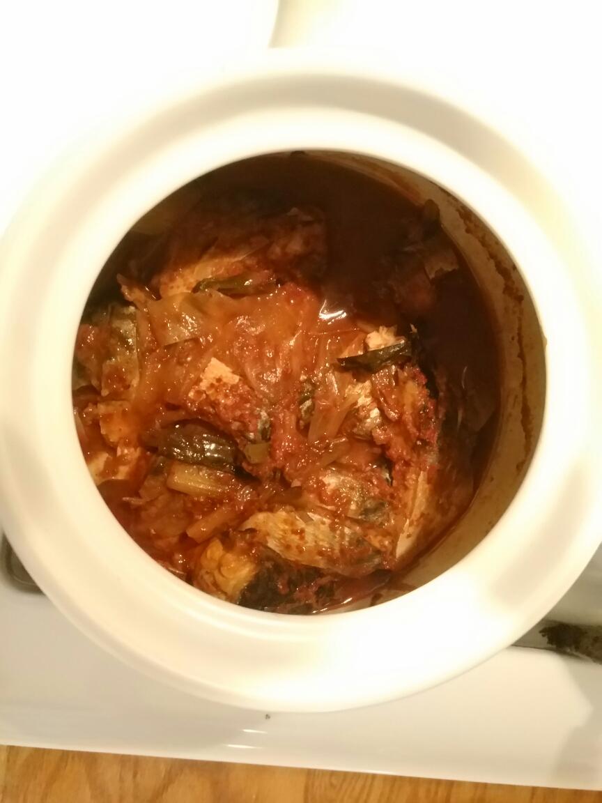韩国辣炖马鲛鱼spicy mackerel shew的做法