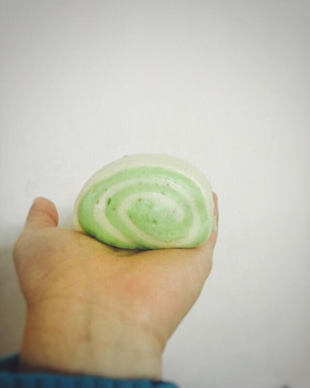 椰香斑斓刀切馒头的做法