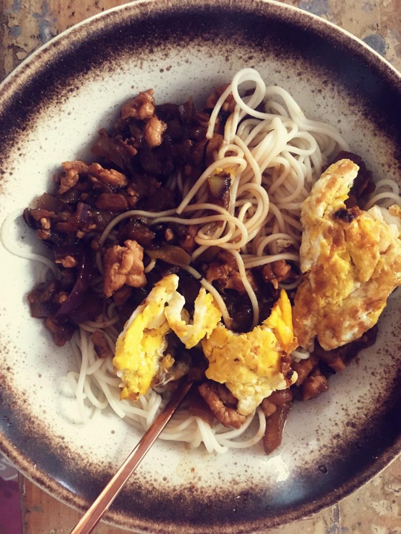 特别好吃的茄子炒饭