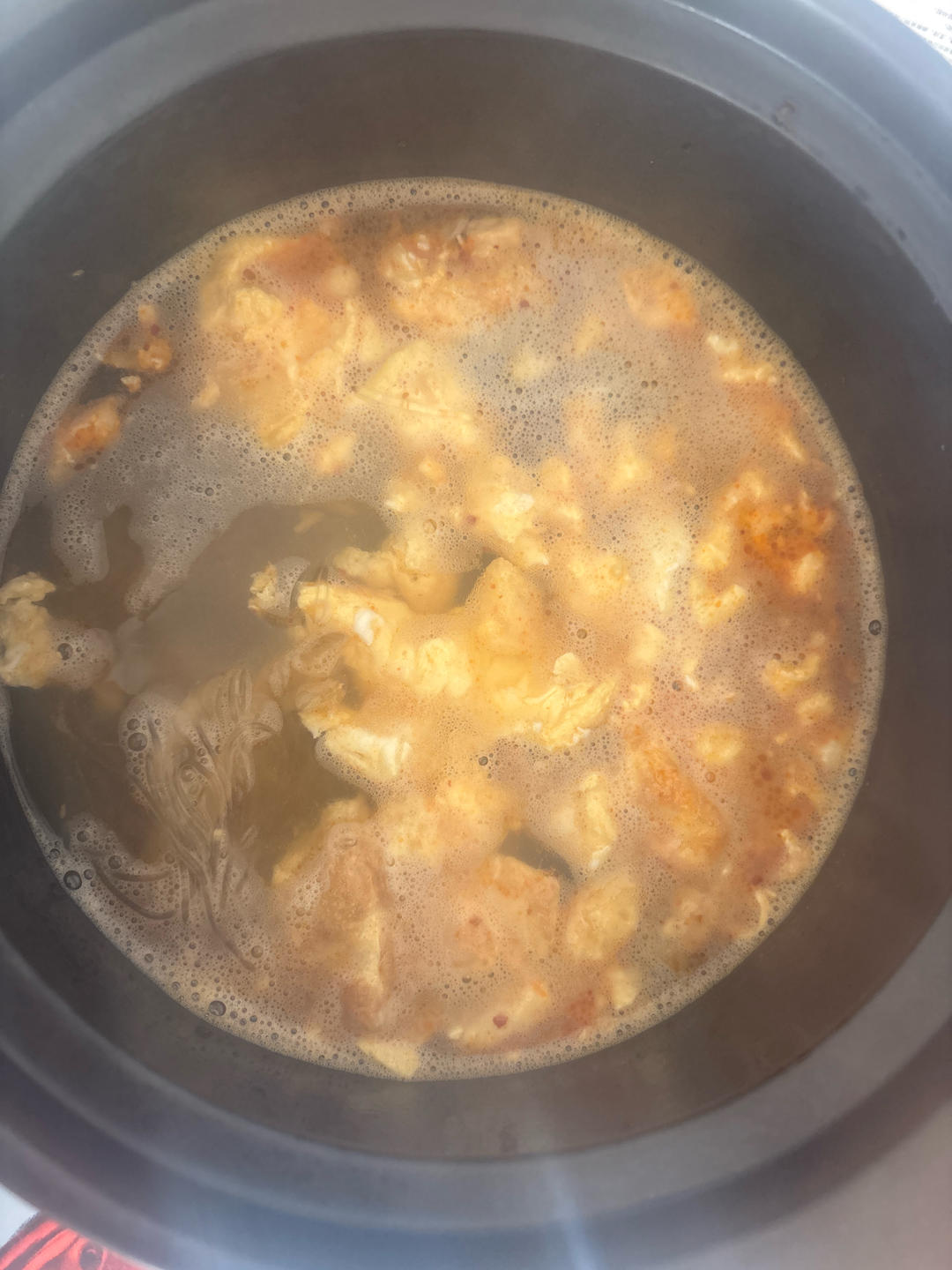鸡蛋榨菜粉丝汤