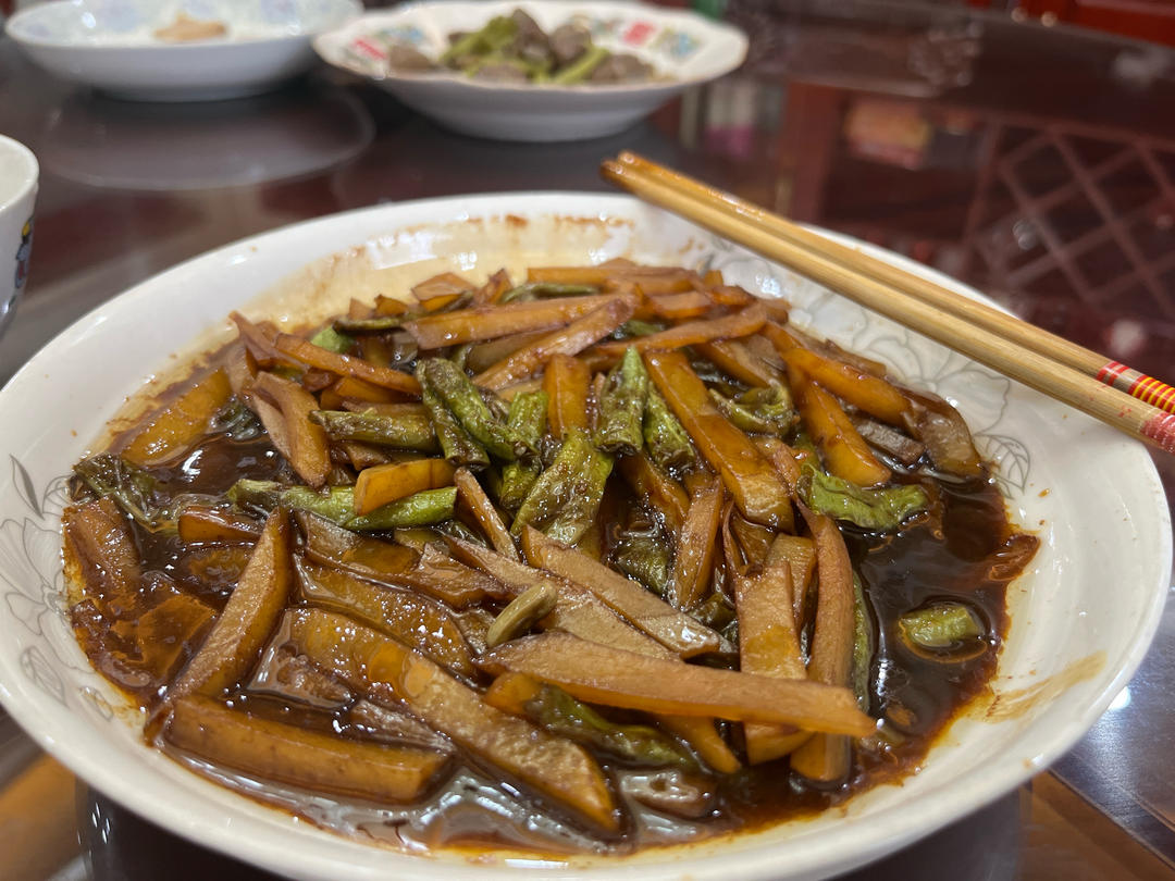 干煸豆角土豆