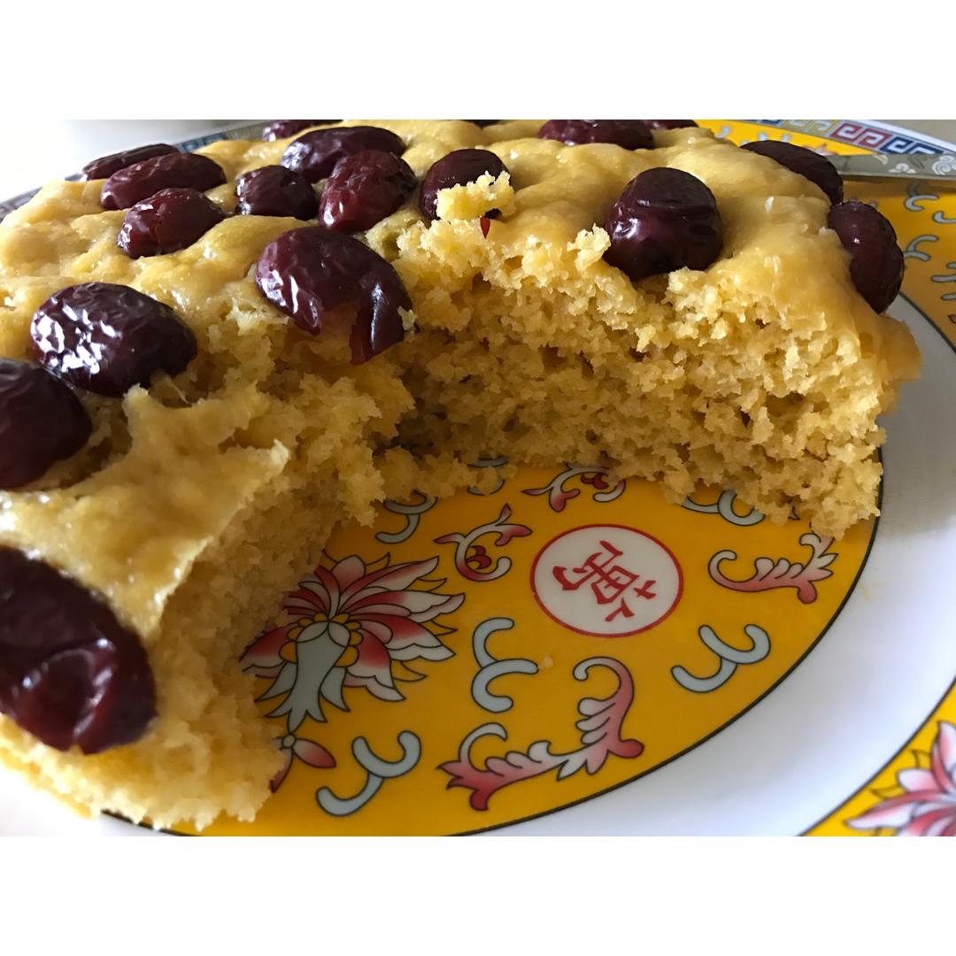 南瓜发糕（无水无油无糖配方）