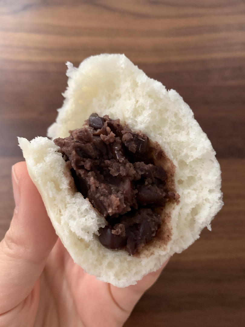 静子家美食做的有豆豆的豆沙包(红豆包)