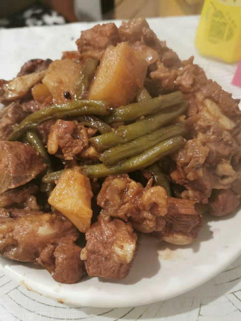 东北排骨炖豆角