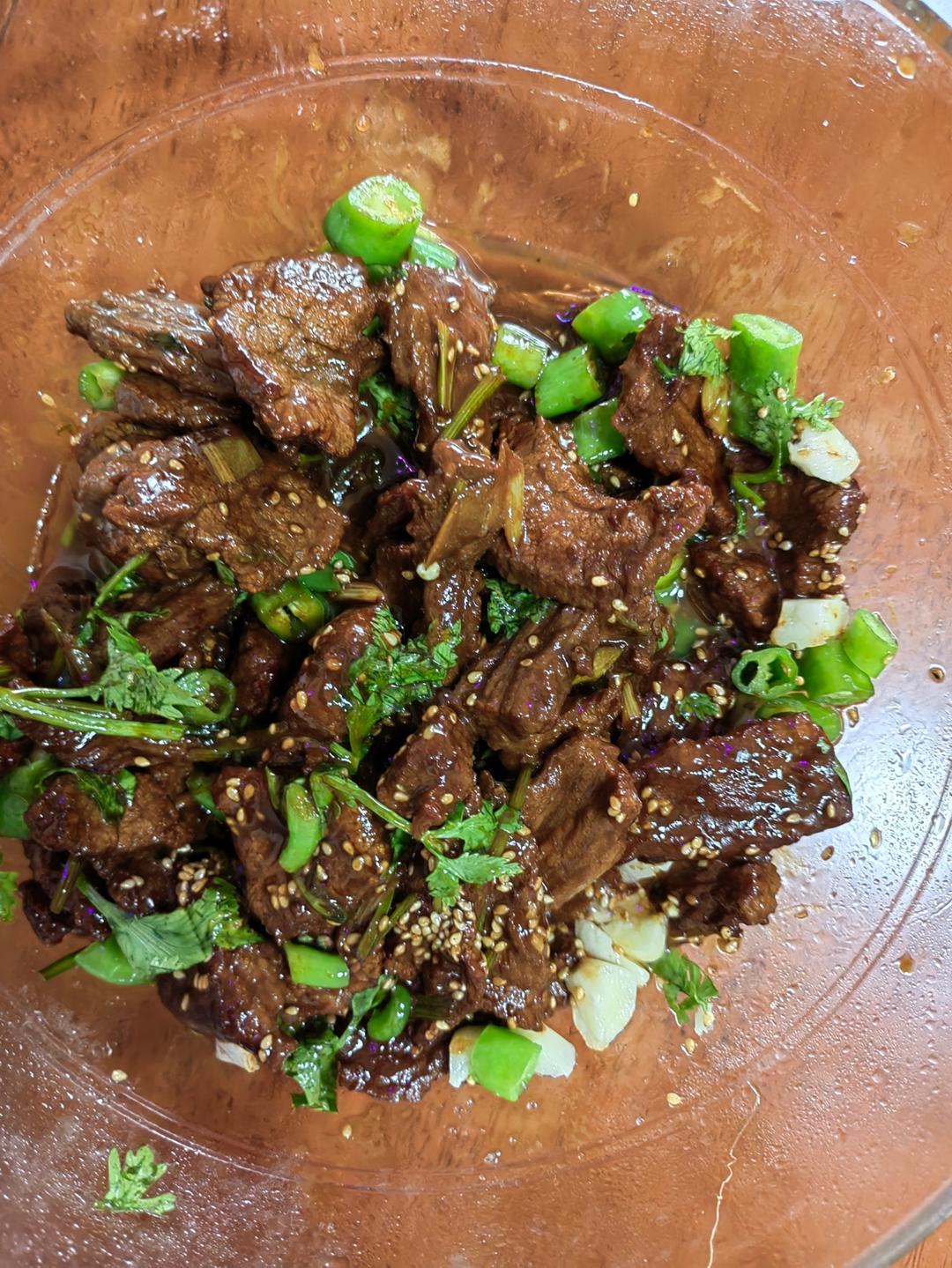 香菜牛肉