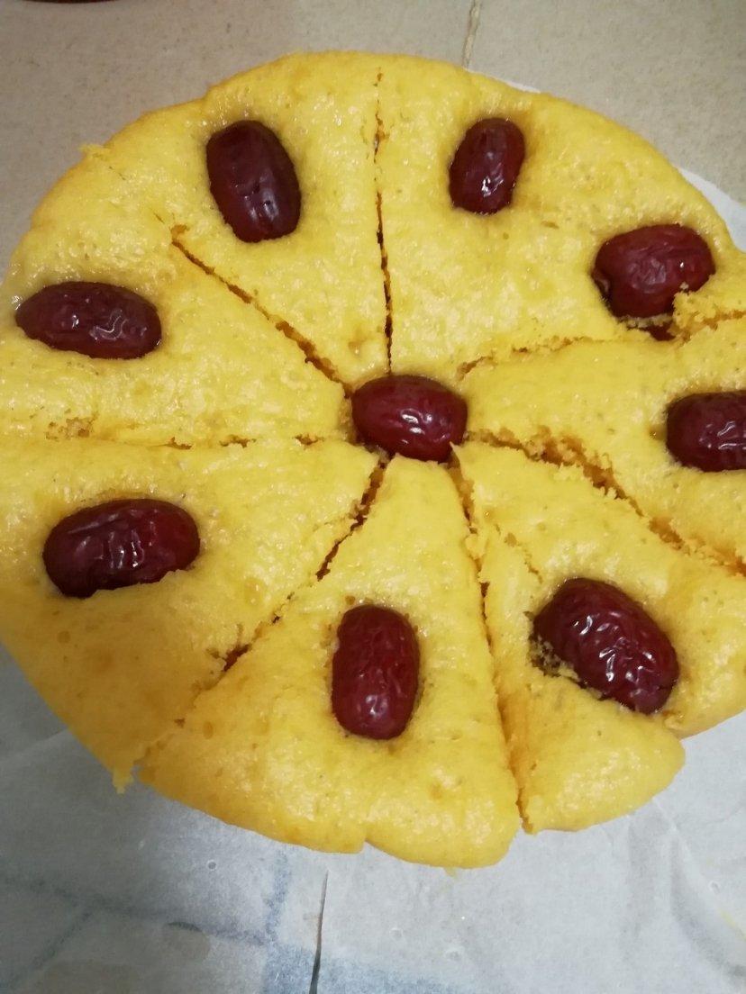 南瓜发糕 Steamed Pumpkin Cake