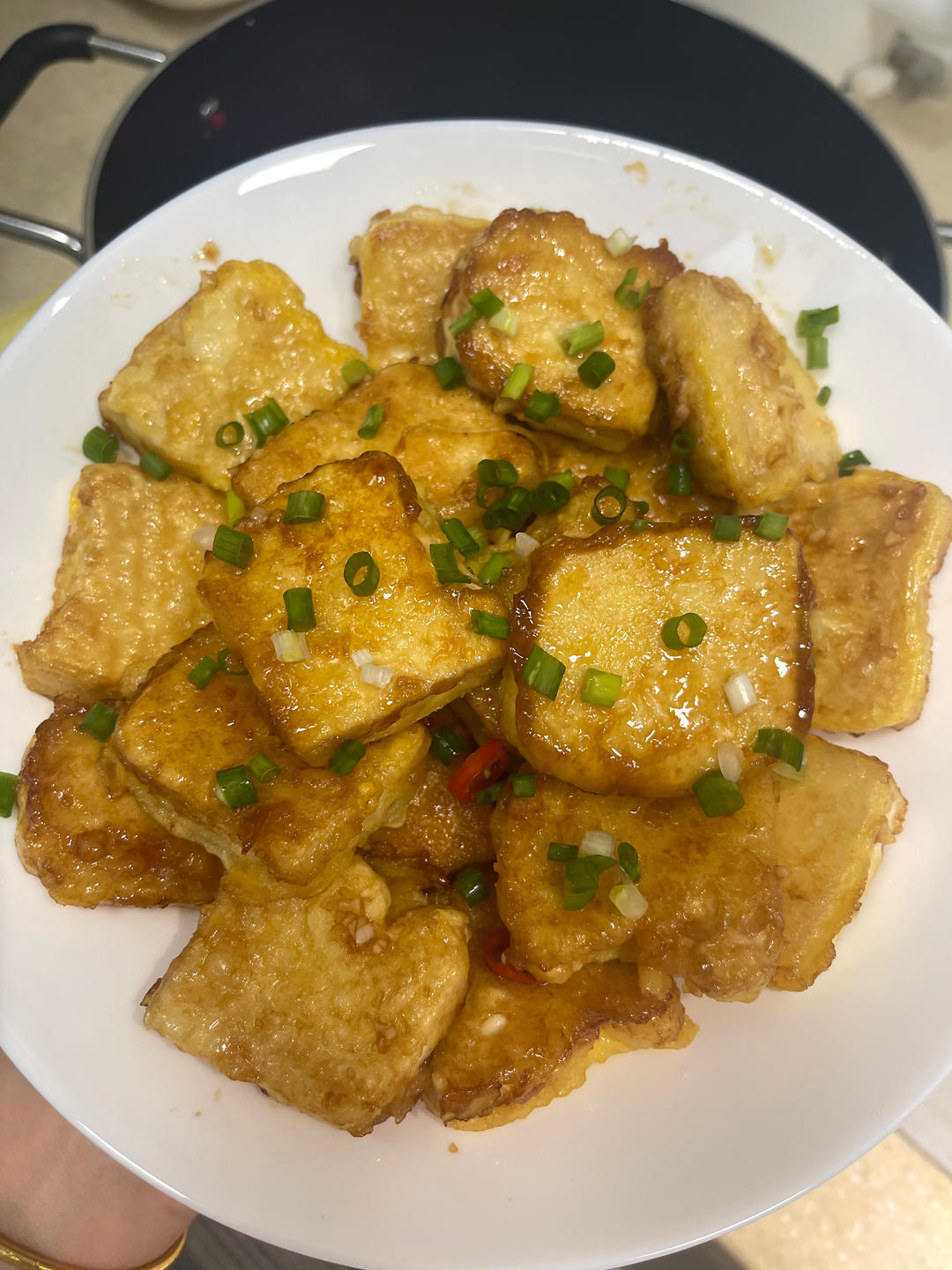 爆汁香煎豆腐