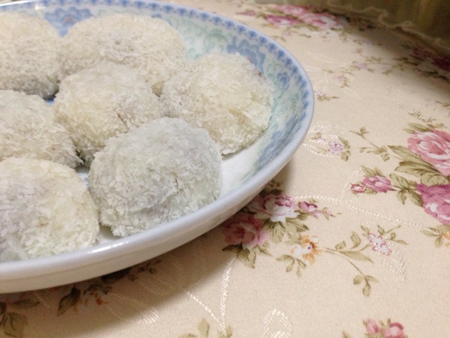 双味豆沙糯米糍