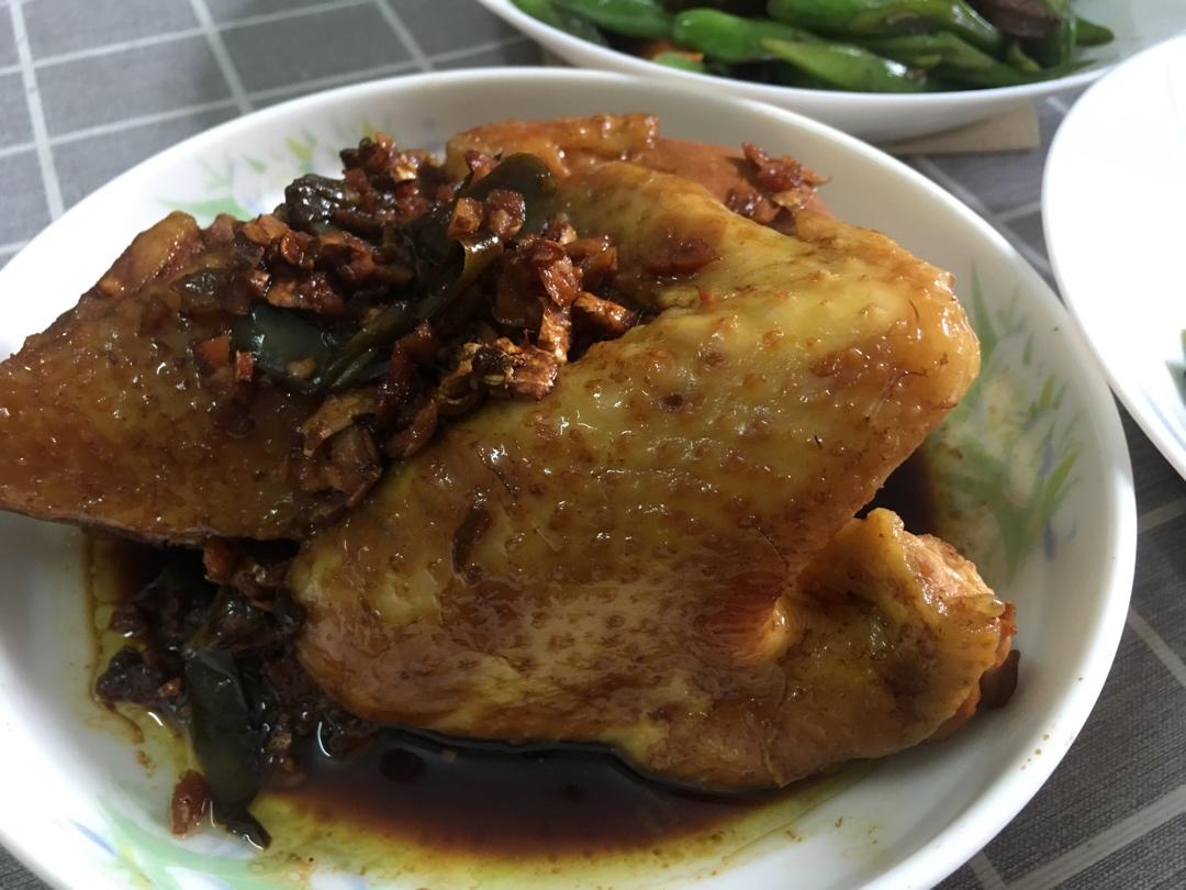 广式豉油鸡，沙姜味