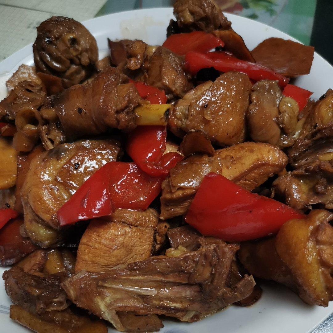 青红椒爆炒鸡块(米饭杀手)