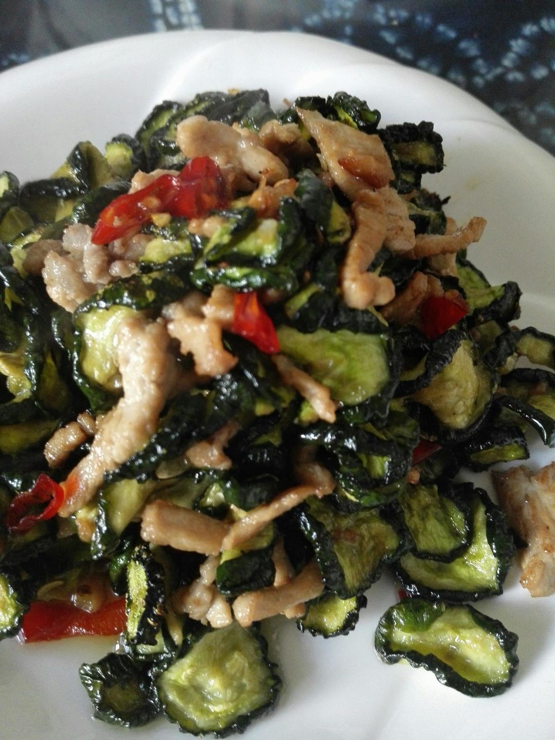 肉末脆黄瓜干的做法