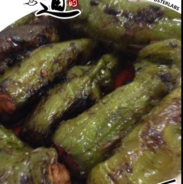 肉酿虎皮青椒