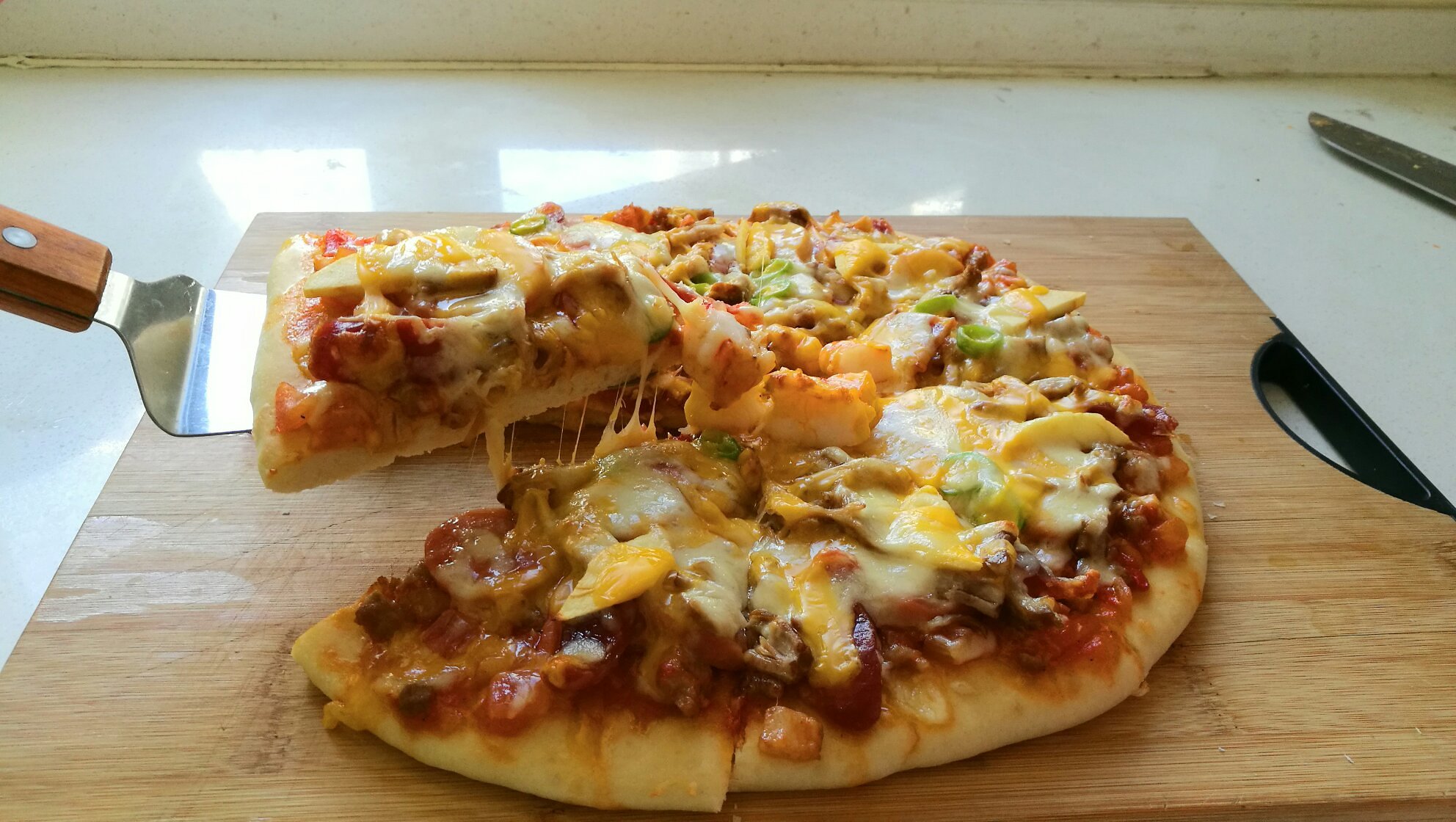 海鲜披萨（附：自制披萨酱）