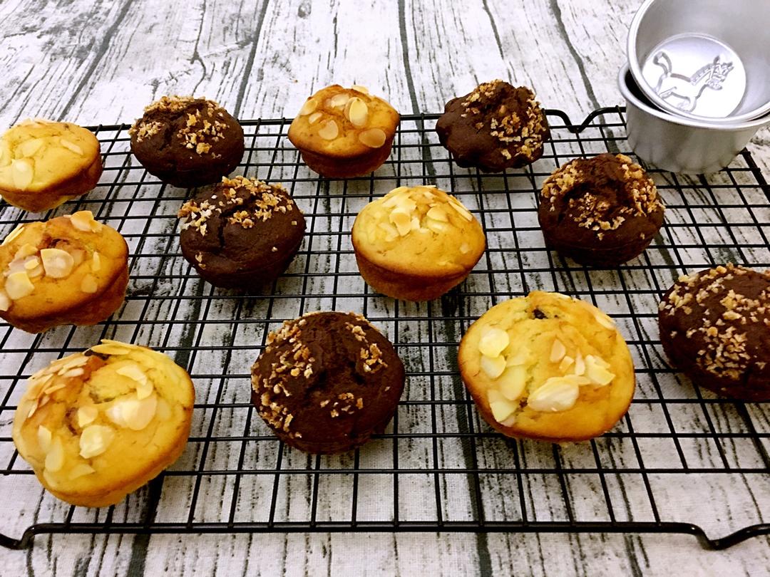 健康无油的奇亚籽香蕉酸奶玛芬（Gluten free）
