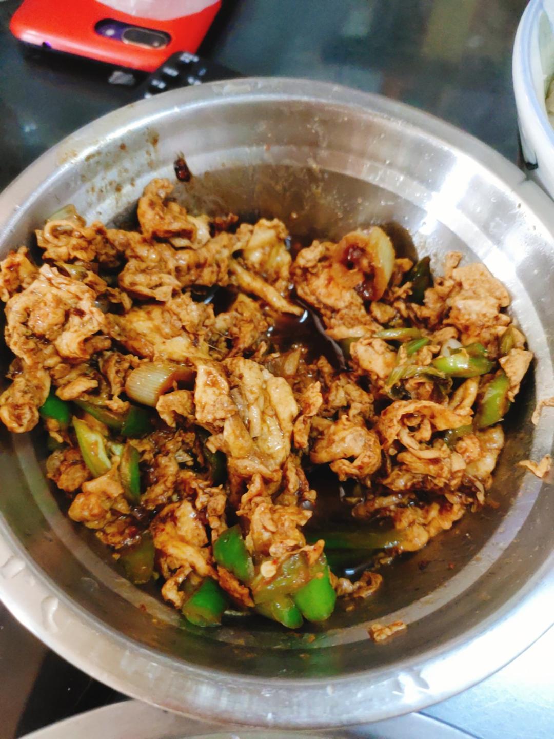 东北青椒鸡蛋酱