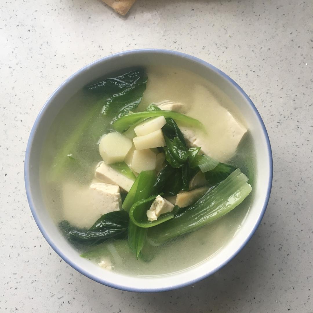 青菜豆腐汤