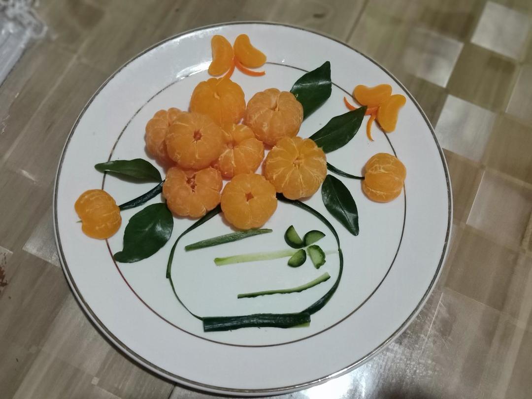 果蔬拼盘–餐盘画