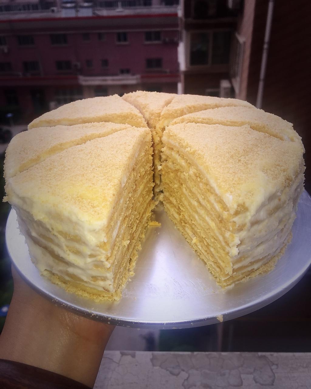 俄罗斯蜂蜜蛋糕   千层蛋糕【又名提拉米苏】