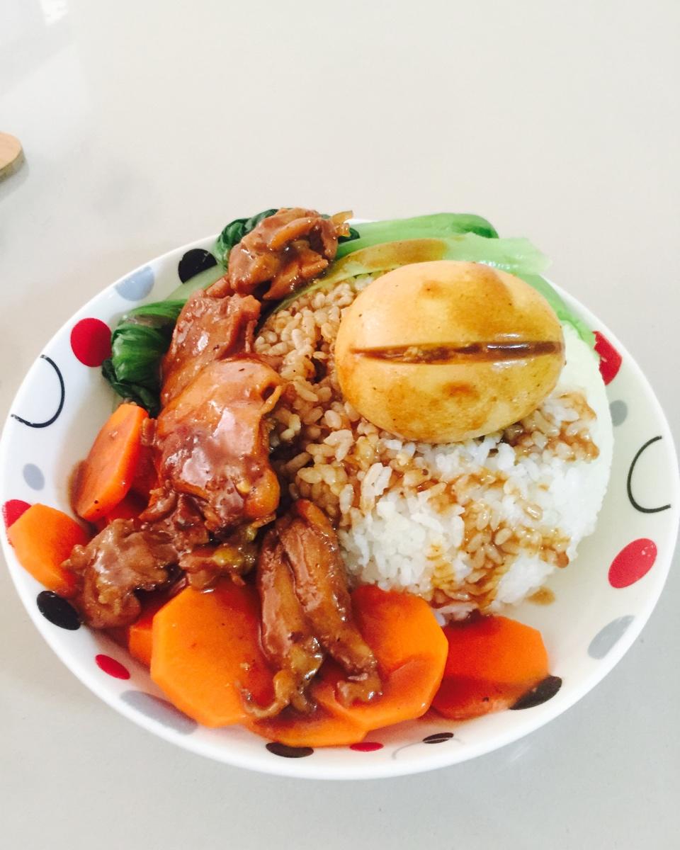 照烧鸡腿饭