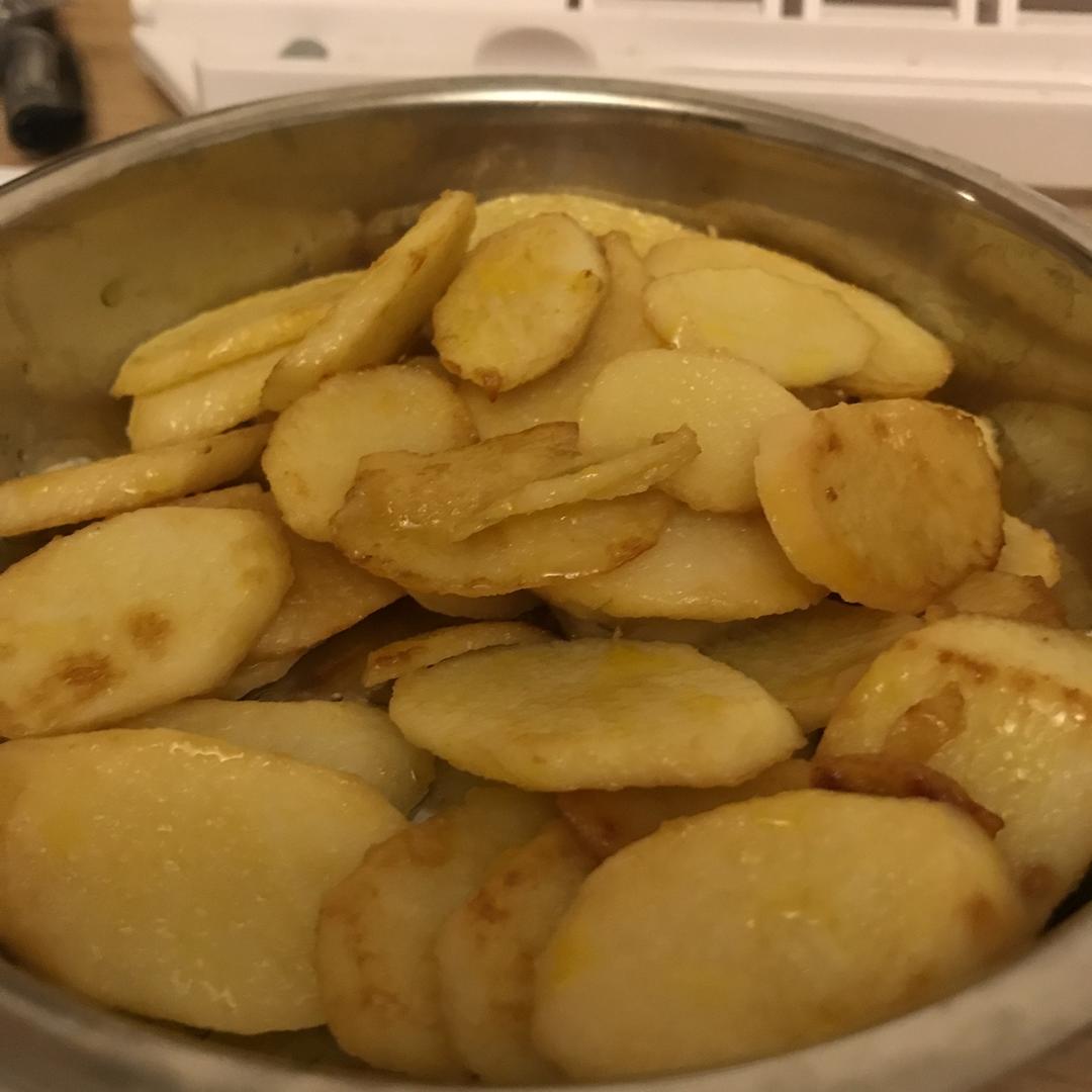 老丁的私房菜-清炒山药