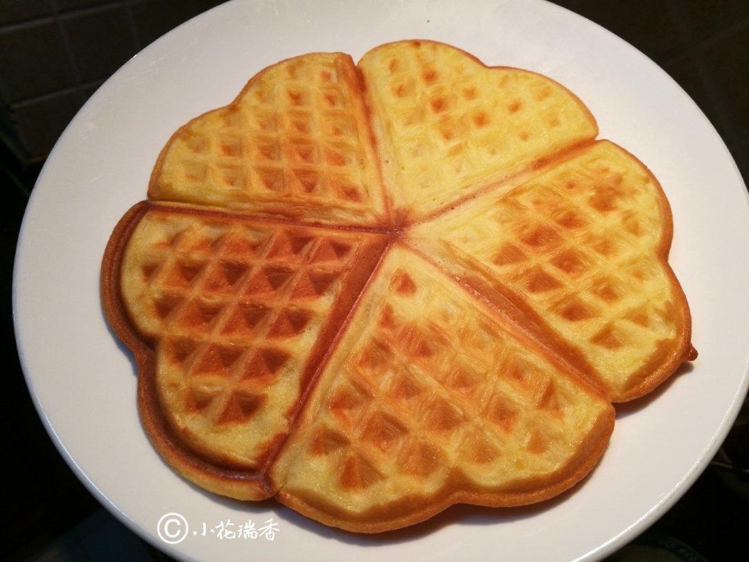 酸奶糯米华夫饼