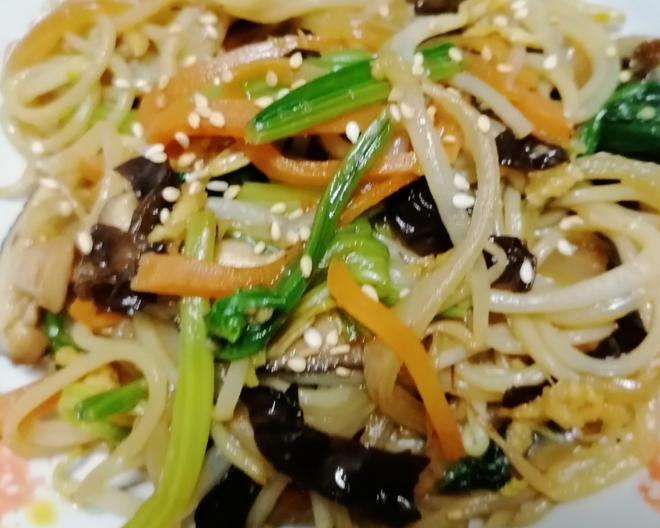 减脂韩式炒杂菜（焖菜做法）的做法