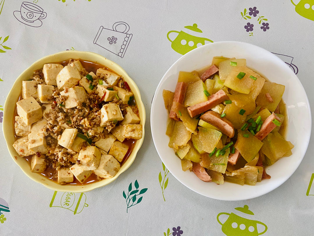 肉末烧豆腐