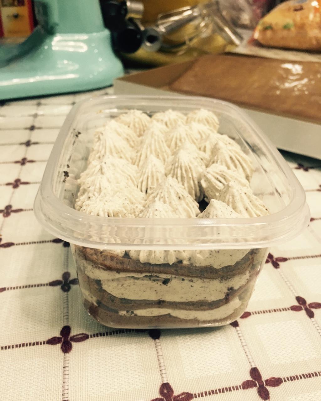 低糖不腻的奥利奥咸奶油蛋糕盒子