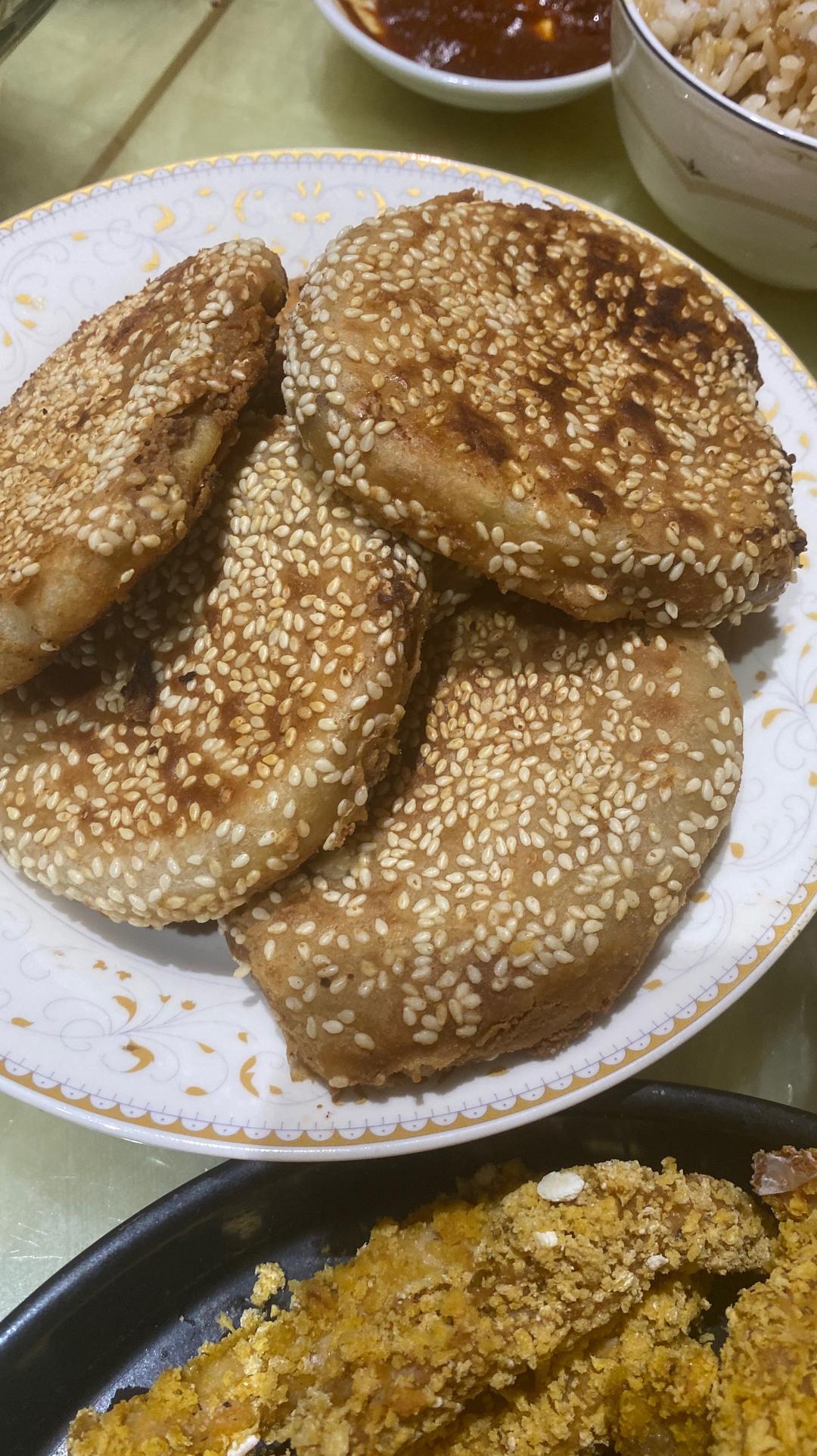 麻酱烧饼的做法