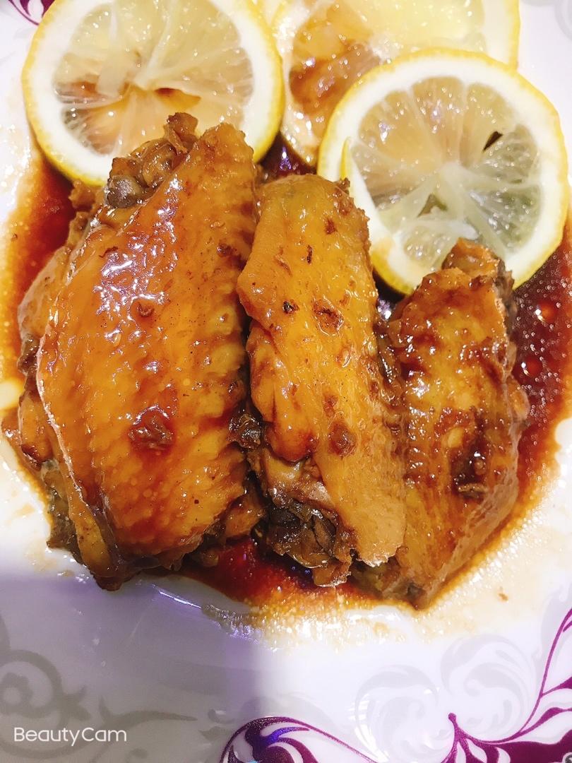 璟娆做的无油柠檬可乐鸡翅