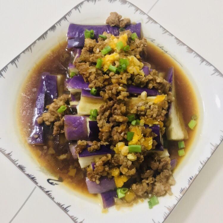 肉末蒸茄子