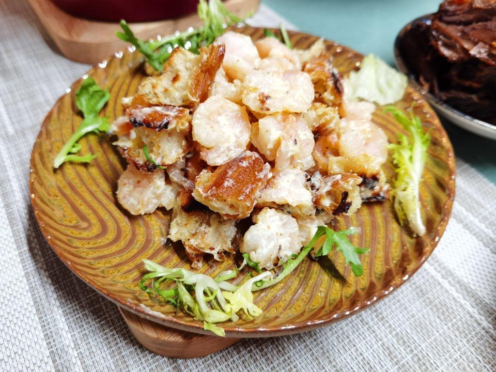 柏悦平替版芥末虾球