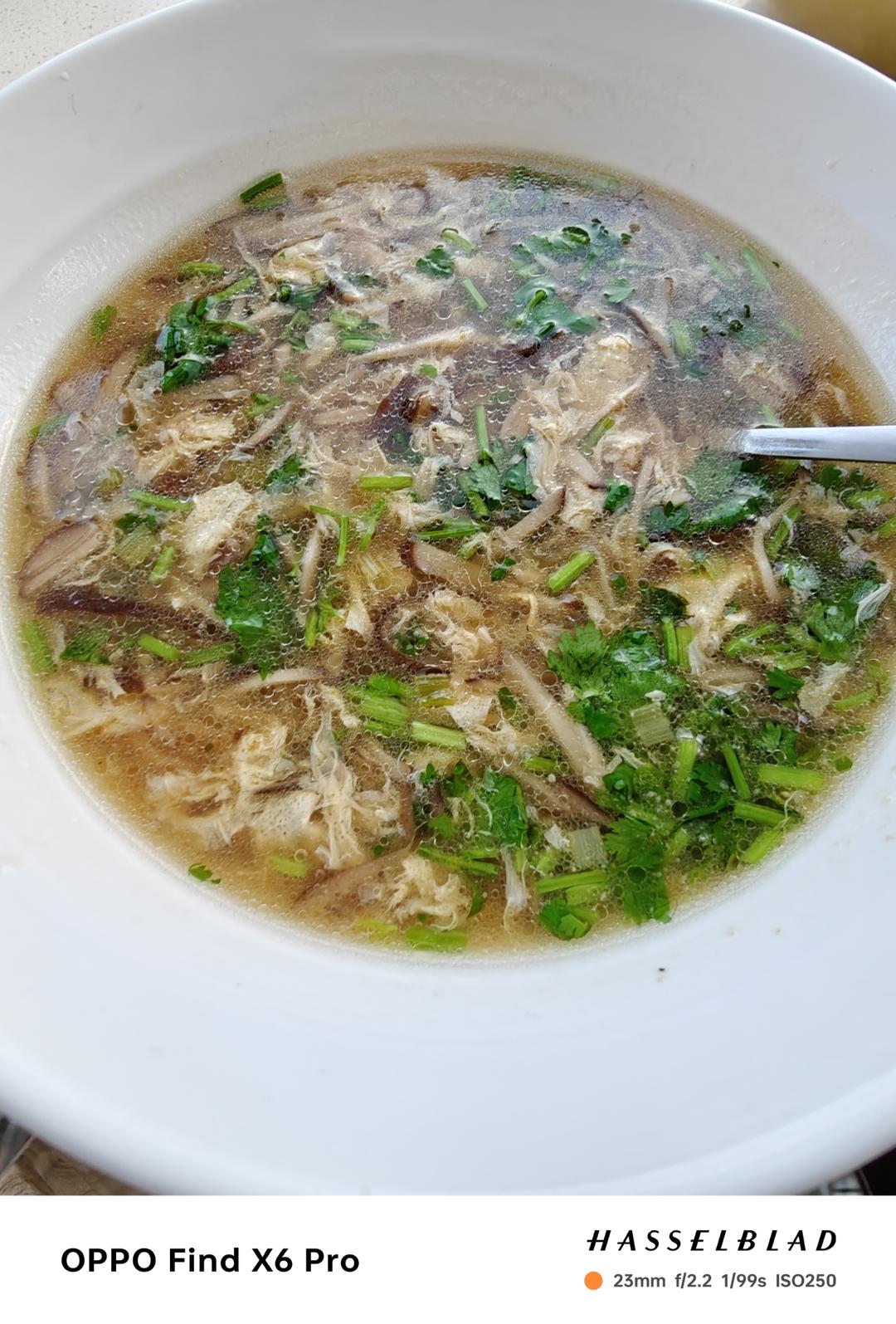 香菇滑蛋汤