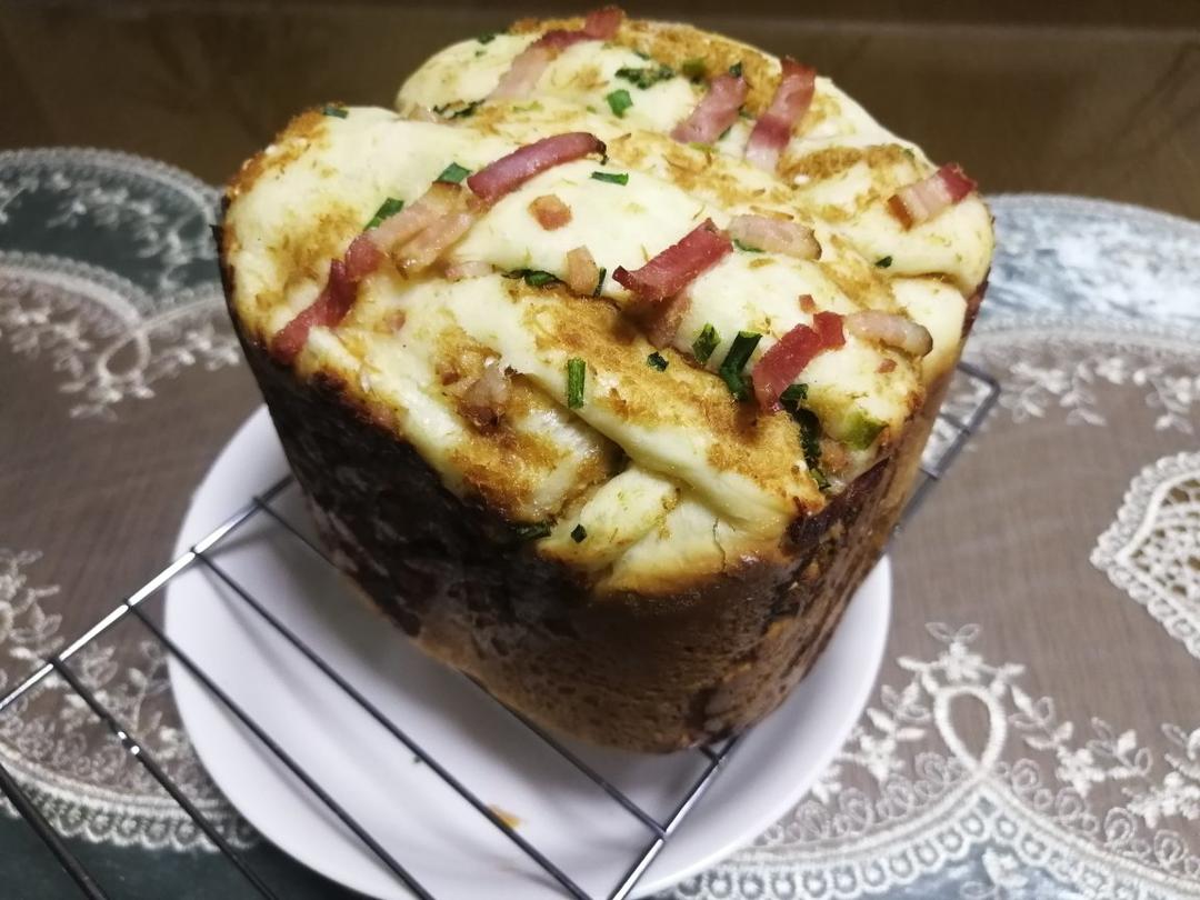 香葱肉松手撕吐司