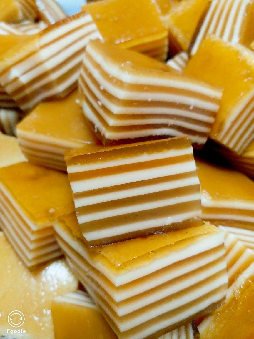 debbie26做的q弹椰汁千层糕马蹄糕