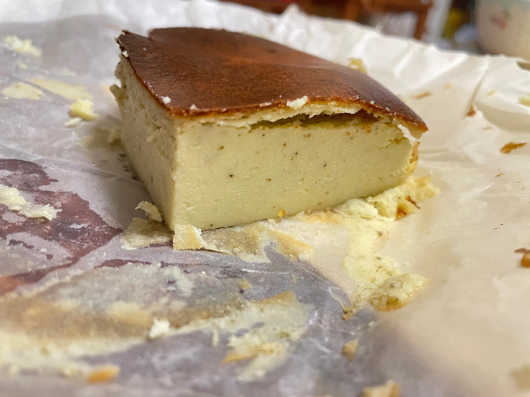 巴斯克芝士蛋糕-傻瓜操作【空气炸锅巴斯克】