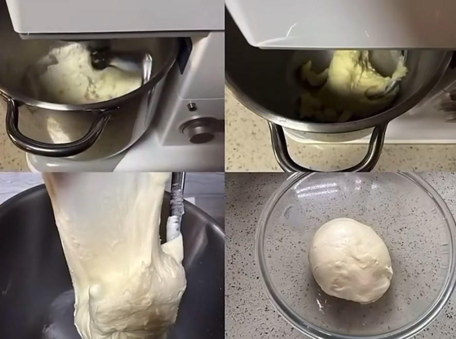 纯奶手撕吐司的做法 步骤1