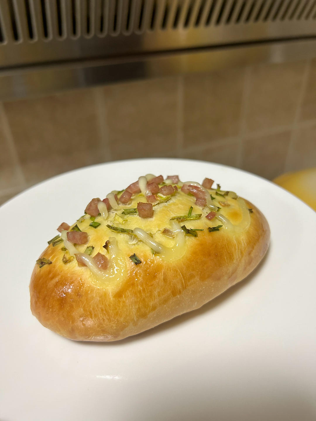 香葱火腿肉松面包