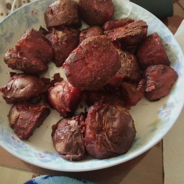 煎锅烤土豆