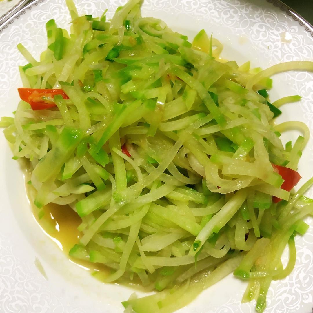 素炒白萝卜丝