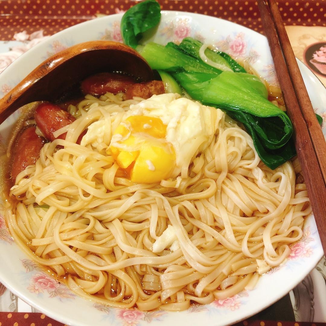 babyalec做的苏式酱油汤面