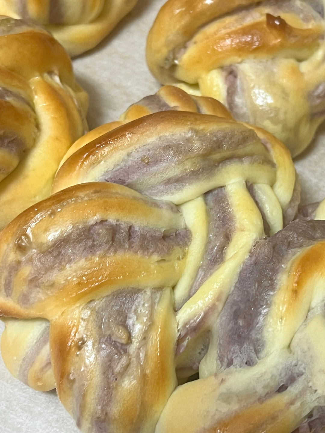 mini奶香芋泥小吐司