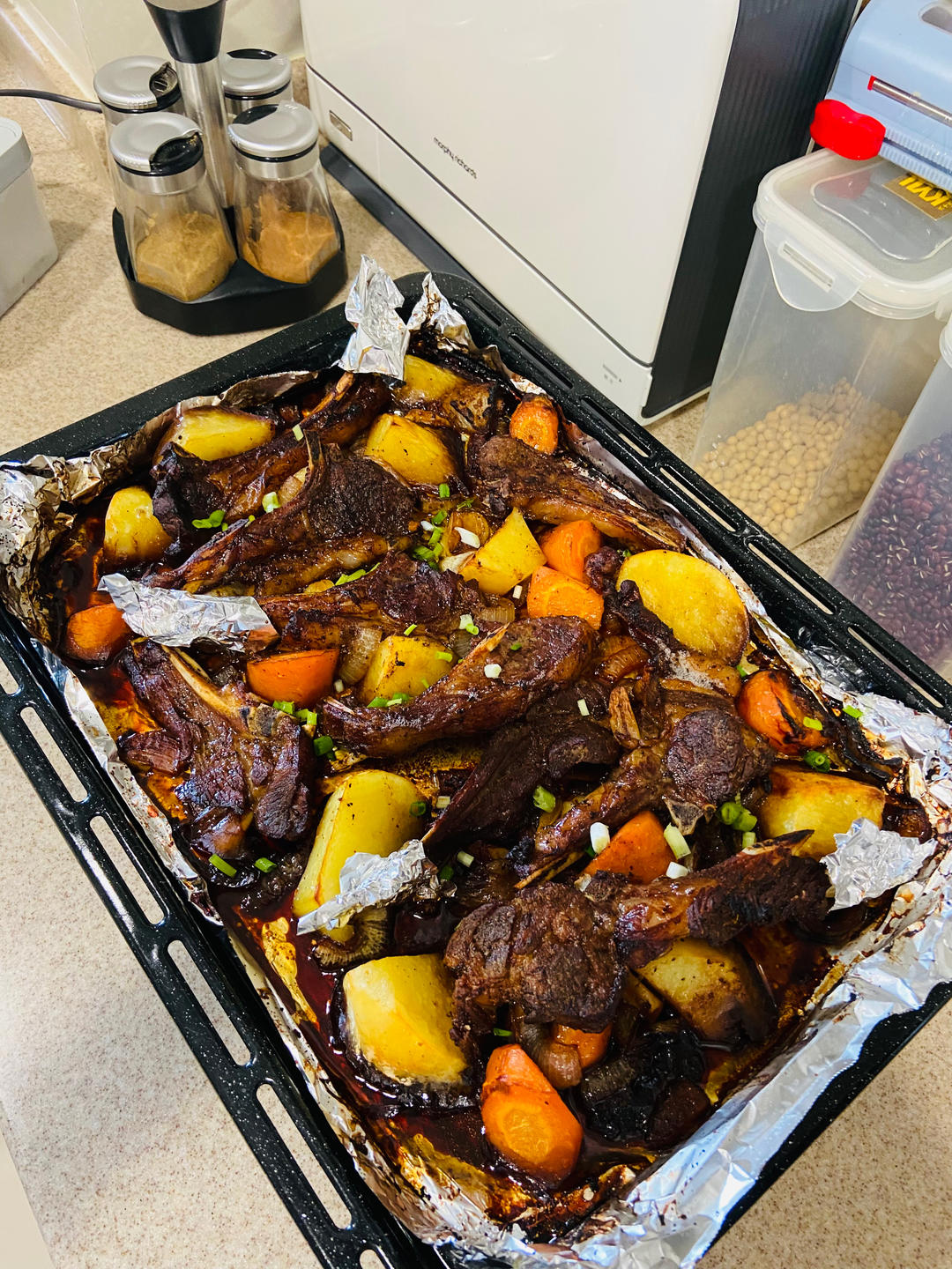 超好吃的烤羊排烤箱版