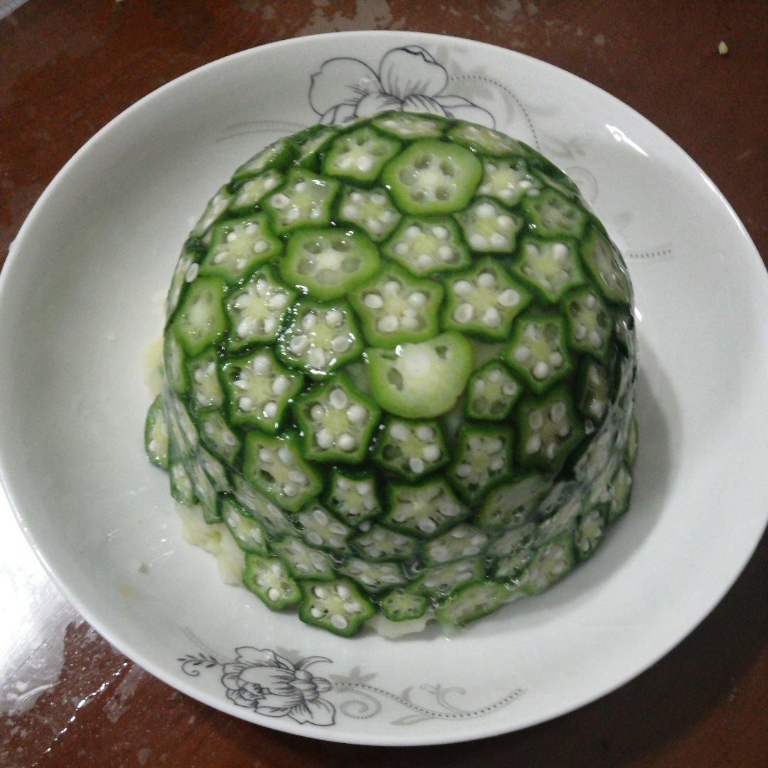 土豆泥秋葵