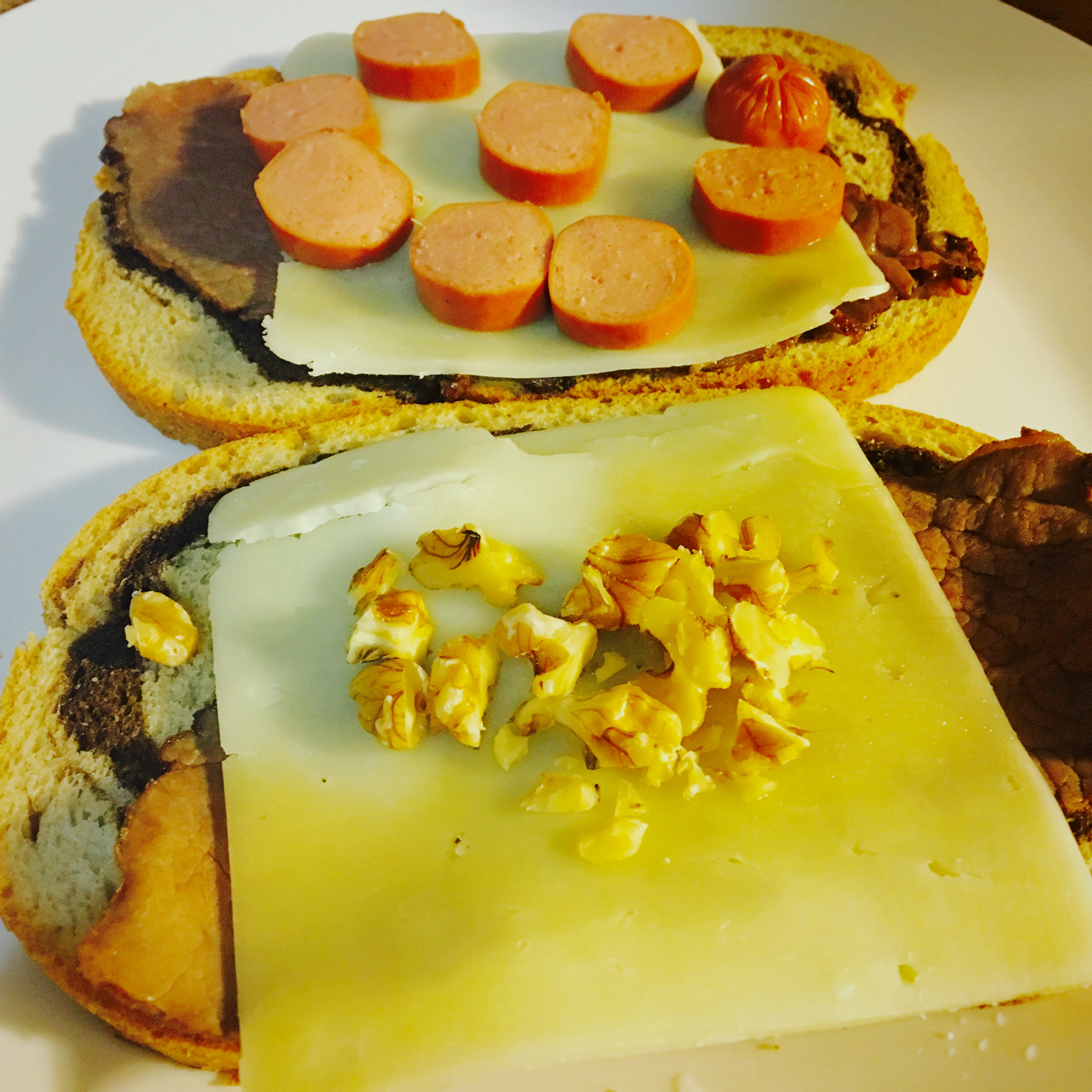 火腿芝士蛋三文治