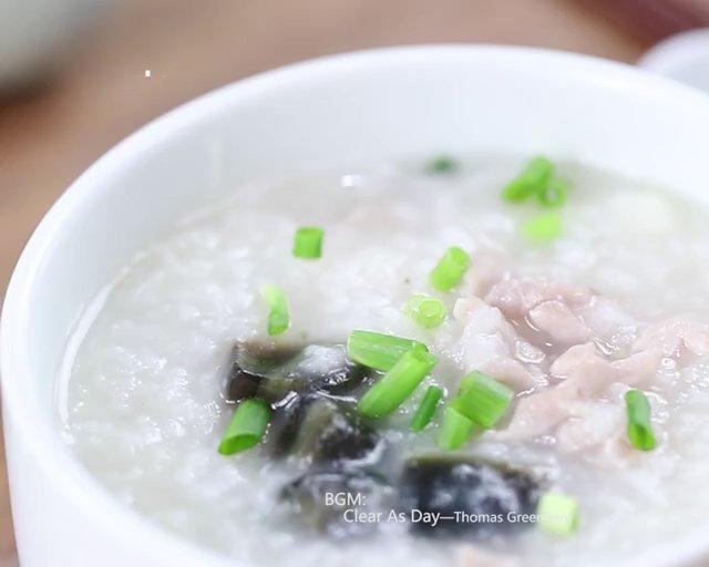 食美粥-营养粥系列|“皮蛋瘦肉粥”砂锅炖锅做法易学易做 营养早餐