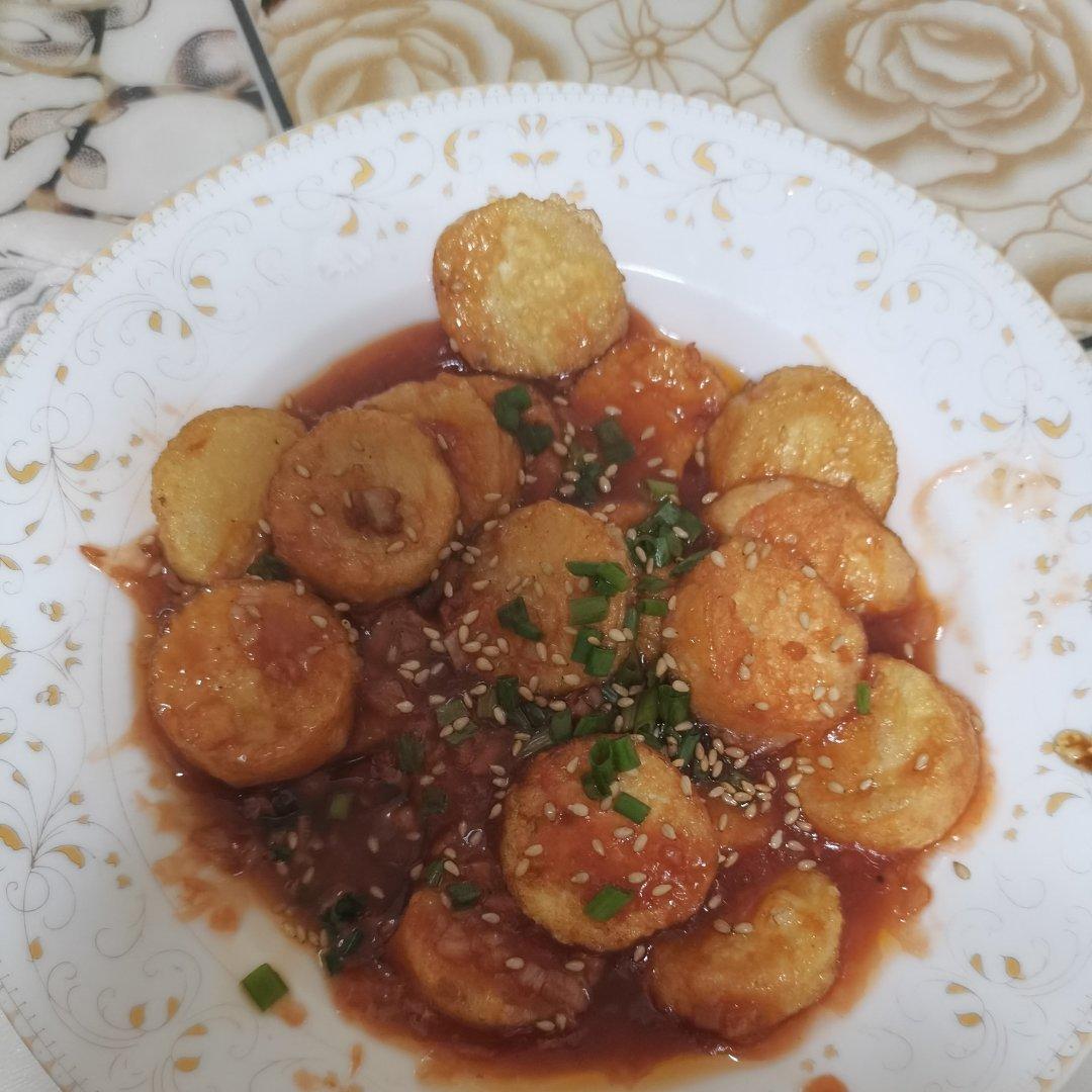 脆皮茄汁日本豆腐